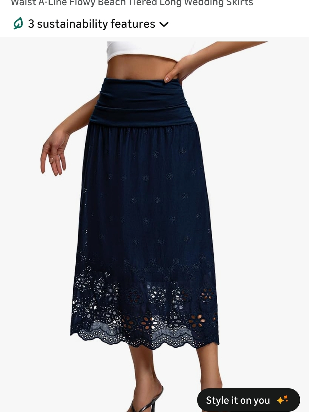 NWT Women's Medium Maxi Skirt